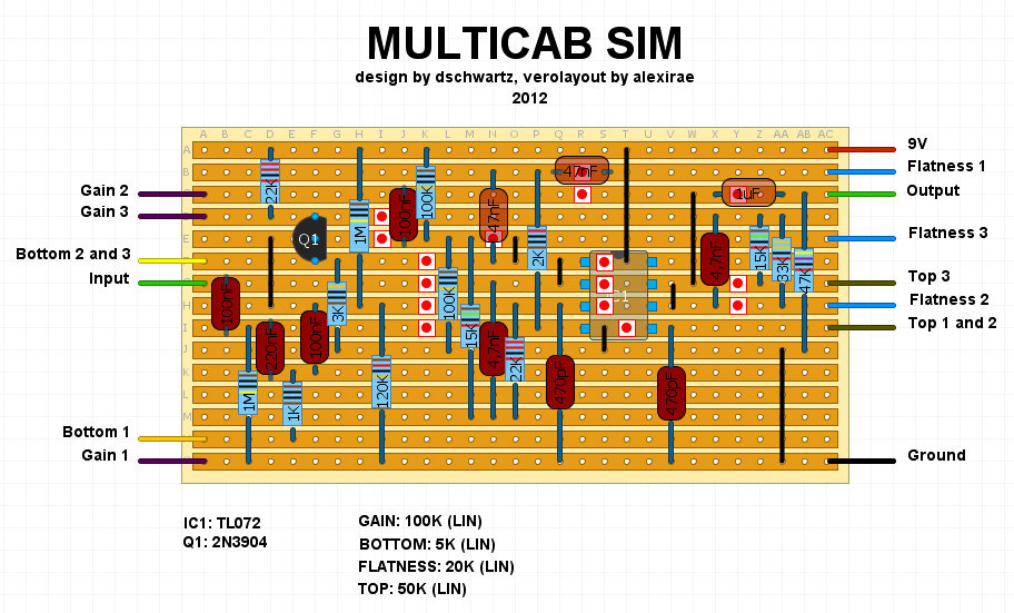 Guitar Fx Layouts Multicab Simulator